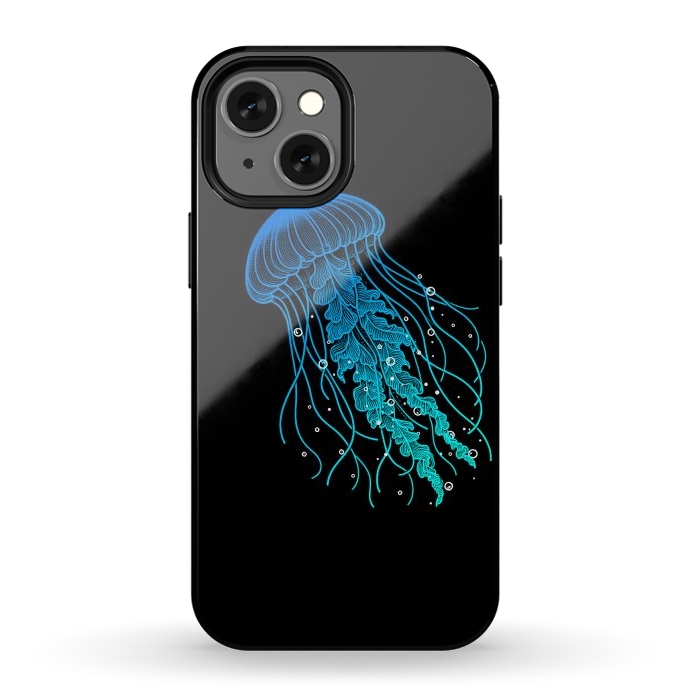 iPhone 12 mini StrongFit Jellyfish by Mitxel Gonzalez