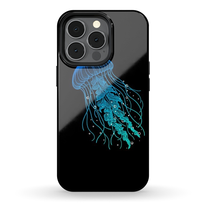 iPhone 13 pro StrongFit Jellyfish by Mitxel Gonzalez