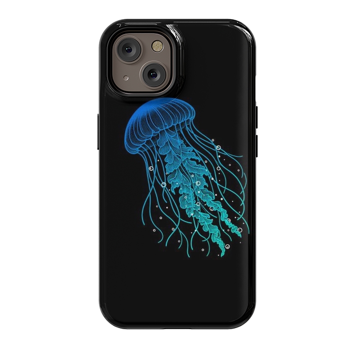 iPhone 14 StrongFit Jellyfish by Mitxel Gonzalez