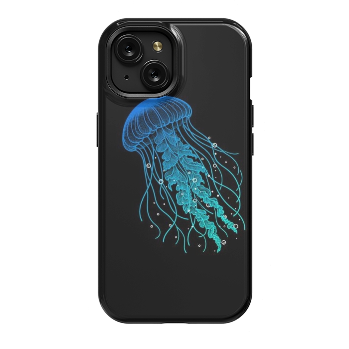 iPhone 15 StrongFit Jellyfish by Mitxel Gonzalez