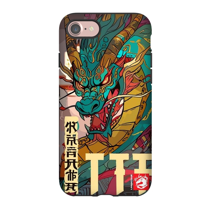 iPhone 7 StrongFit Epic Kanji Dragon by LM2Kone