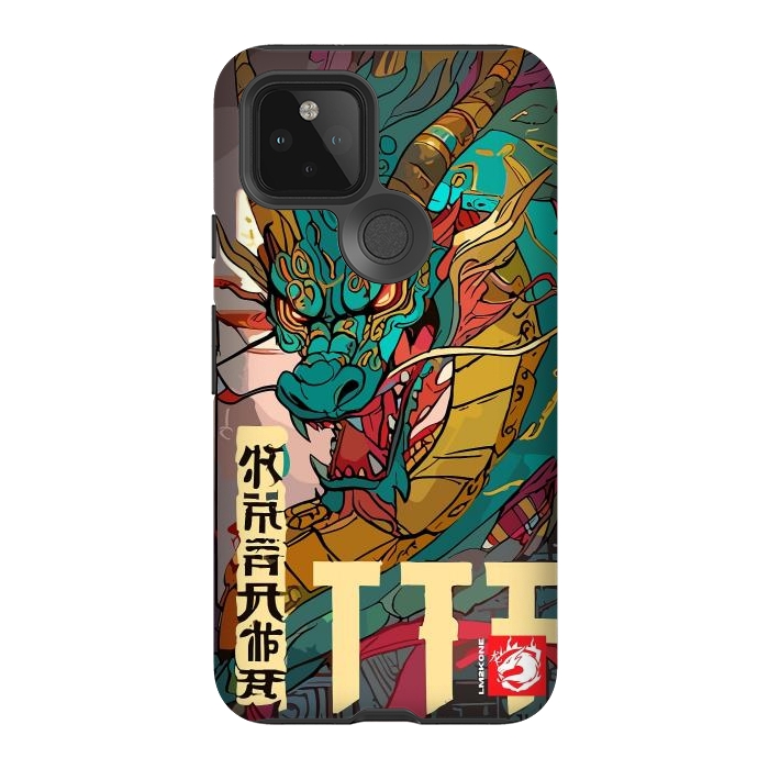 Pixel 5 StrongFit Epic Kanji Dragon by LM2Kone