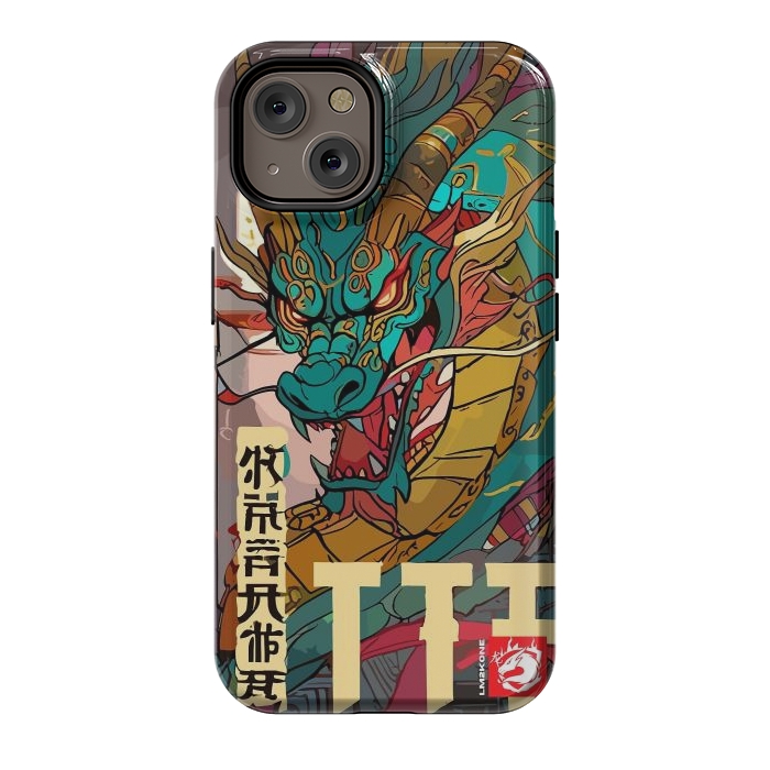 iPhone 14 StrongFit Epic Kanji Dragon by LM2Kone