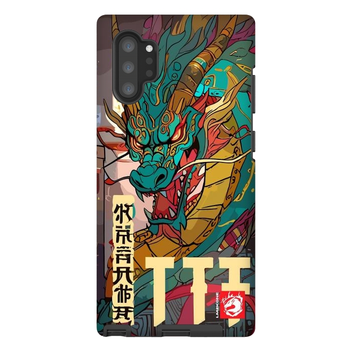 Galaxy Note 10 plus StrongFit Epic Kanji Dragon by LM2Kone