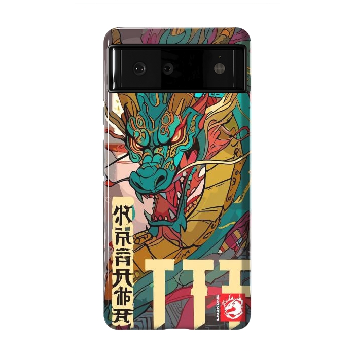 Pixel 6 StrongFit Epic Kanji Dragon by LM2Kone