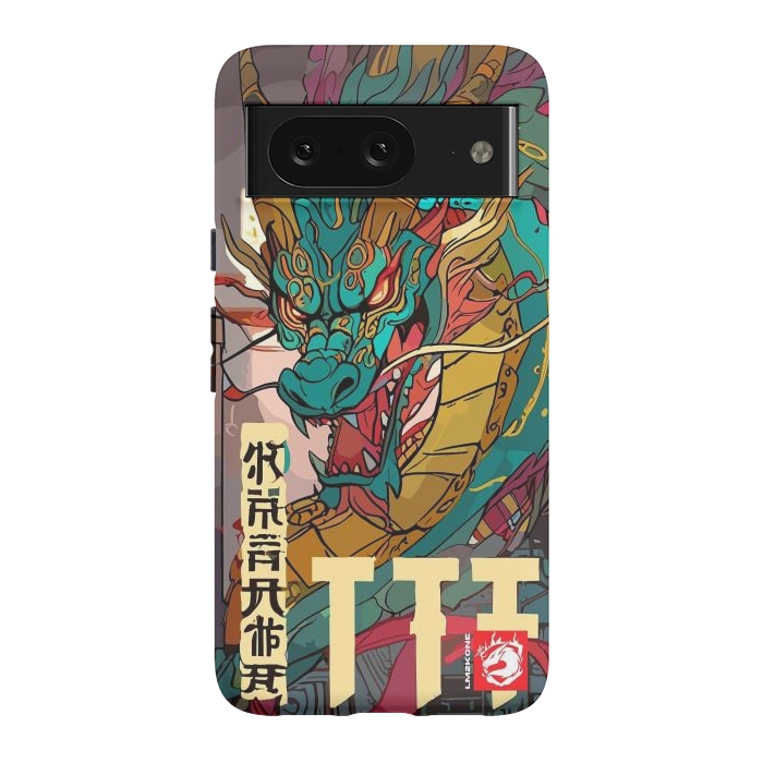 Pixel 8 StrongFit Epic Kanji Dragon by LM2Kone