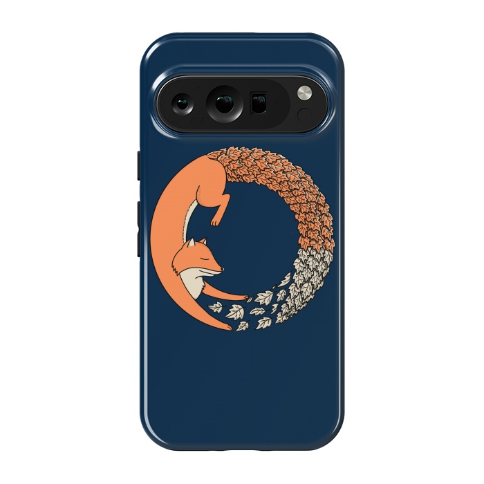 Pixel 9 pro StrongFit Fox Circle 2 by Coffee Man