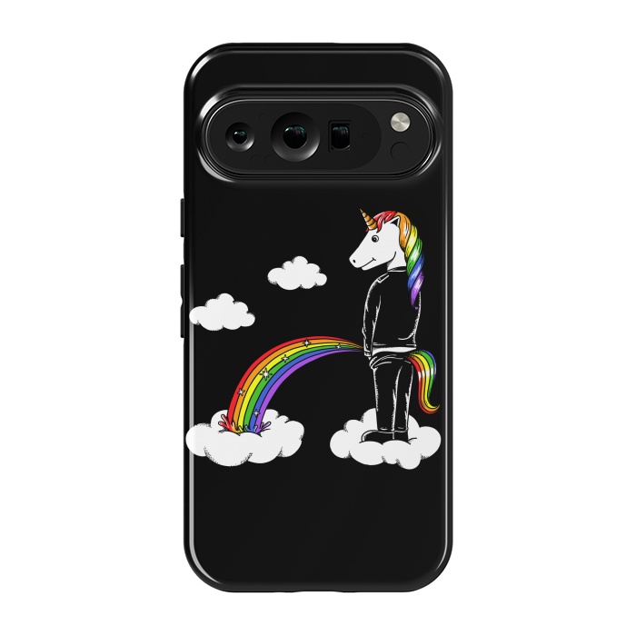 Pixel 9 pro StrongFit Unicorn Rainbow by Coffee Man