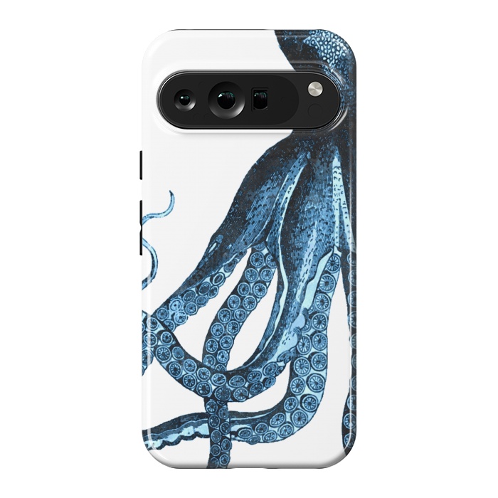 Pixel 9 Pro XL StrongFit Blue Octopus Illustration by Alemi