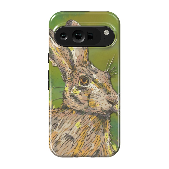 Pixel 9 pro StrongFit Summer Hare by Lotti Brown