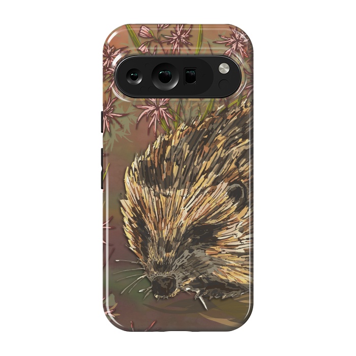 Pixel 9 pro StrongFit Sweet Hedgehog by Lotti Brown