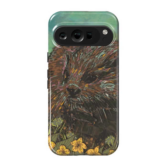 Pixel 9 pro StrongFit Otter by Lotti Brown