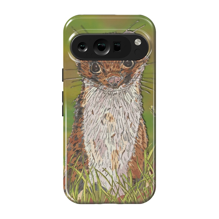 Pixel 9 pro StrongFit Summer Stoat by Lotti Brown