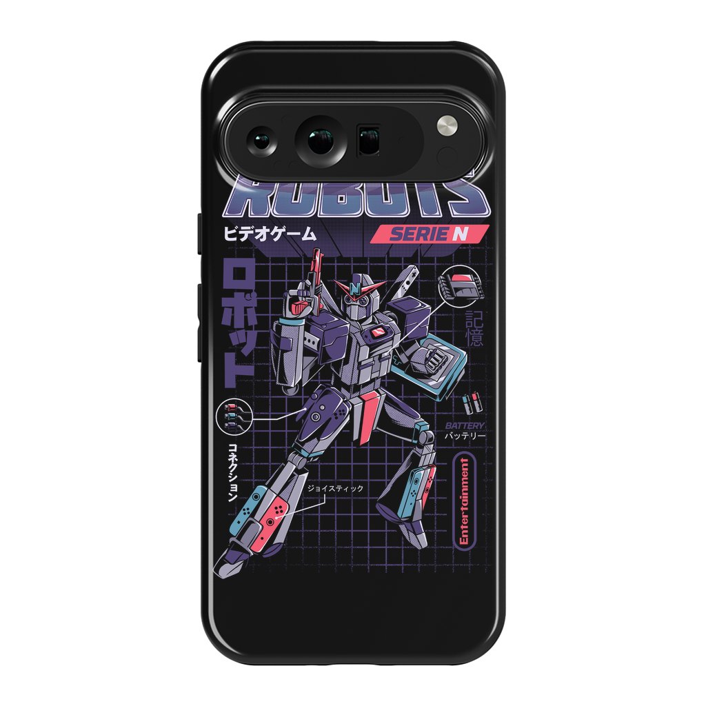 Pixel 9 Pro XL StrongFit Video Game Robot - Model N by Ilustrata