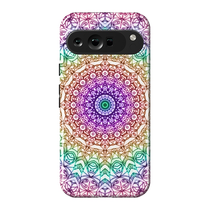 Pixel 9 Pro XL StrongFit Mandala Mehndi Style G379 by Medusa GraphicArt