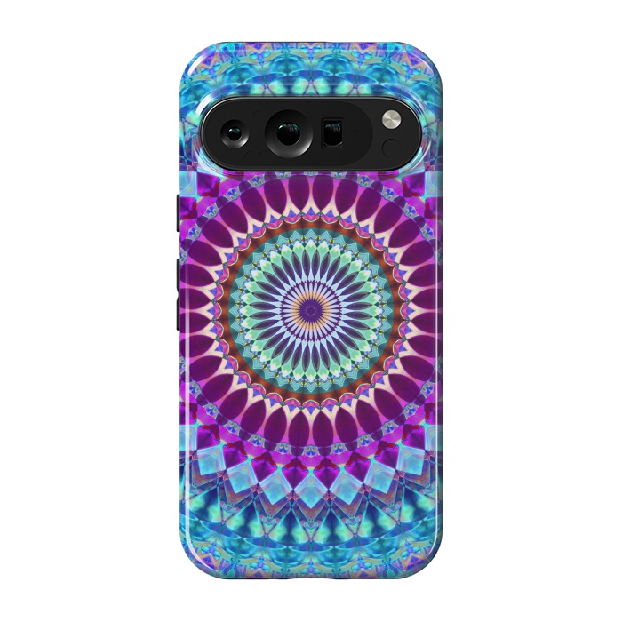 Pixel 9 pro StrongFit Geometric Mandala G382 by Medusa GraphicArt