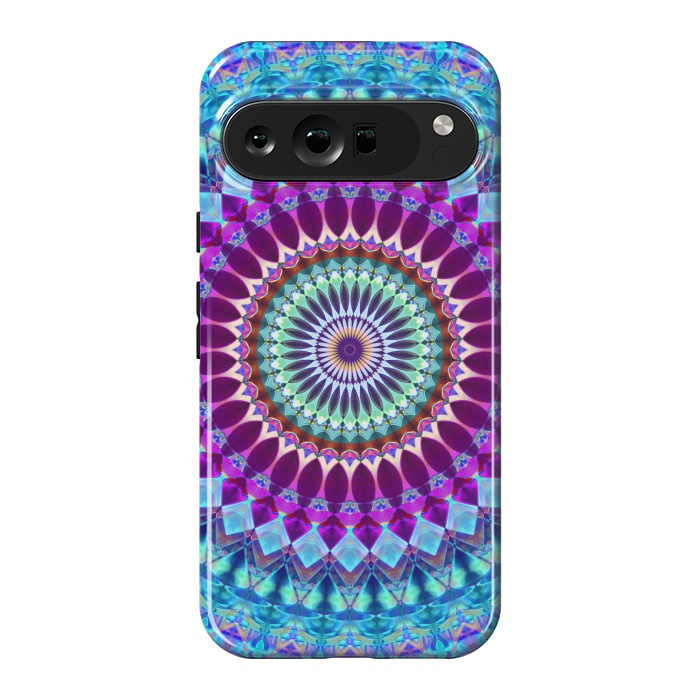 Pixel 9 Pro XL StrongFit Geometric Mandala G382 by Medusa GraphicArt