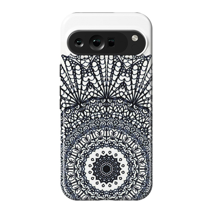 Pixel 9 Pro XL StrongFit Mandala Mehndi Style G378 by Medusa GraphicArt