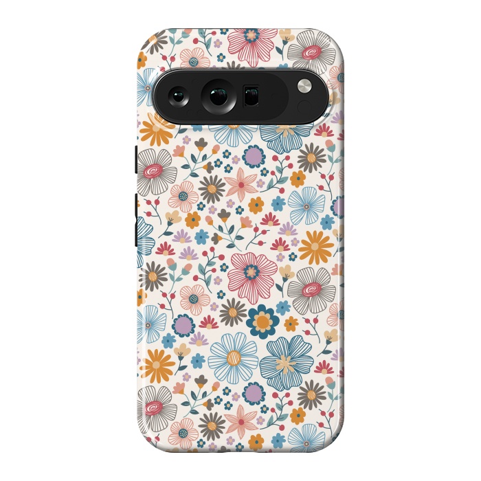 Pixel 9 Pro XL StrongFit Winter Wild Bloom  by TracyLucy Designs