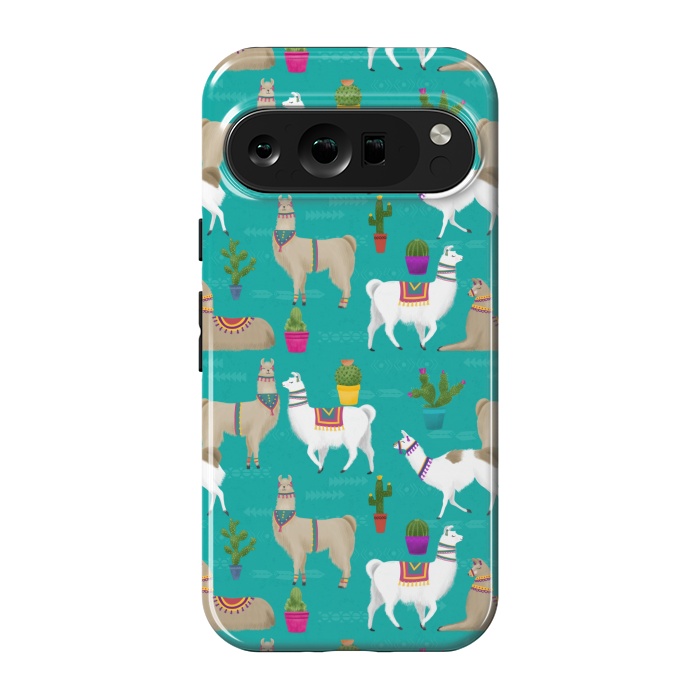 Pixel 9 pro StrongFit Llama Drama by Noonday Design