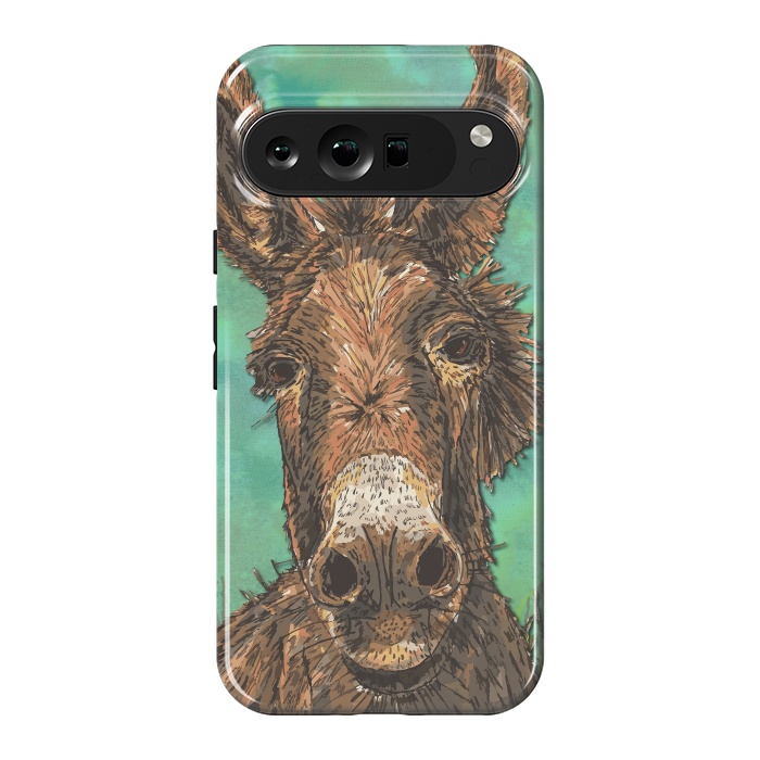 Pixel 9 Pro XL StrongFit Little Brown Donkey by Lotti Brown