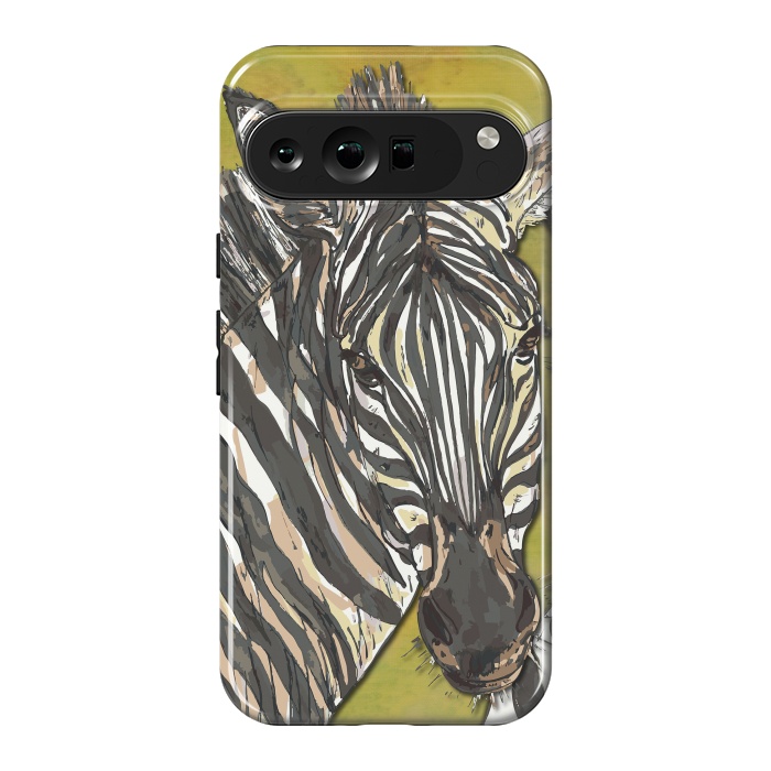 Pixel 9 Pro XL StrongFit Zebra by Lotti Brown