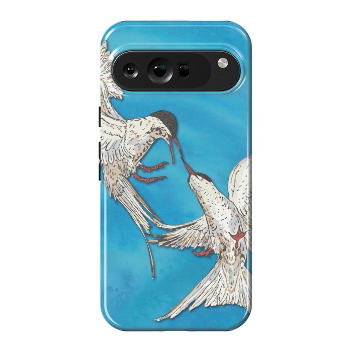 Pixel 9 Pro XL StrongFit Arctic Terns by Lotti Brown