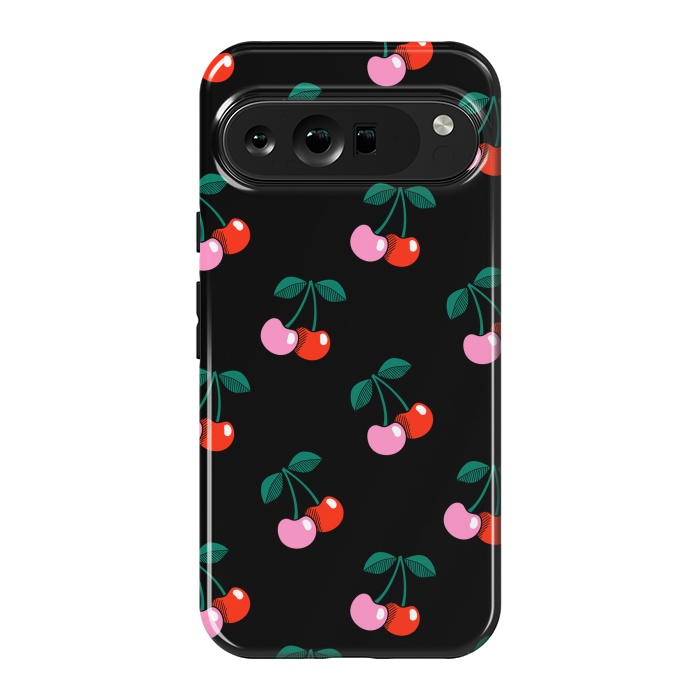 Pixel 9 Pro XL StrongFit Cherries by Laura Grant