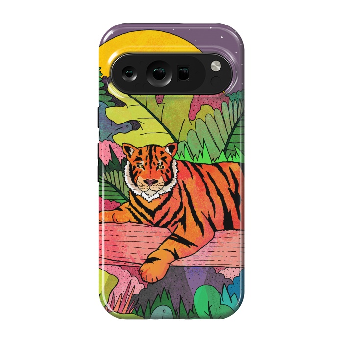 Pixel 9 pro StrongFit Spring Tiger by Steve Wade (Swade)