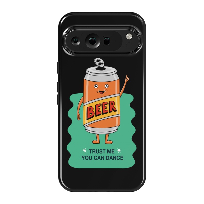 Pixel 9 Pro XL StrongFit Beer you can dance black by Coffee Man