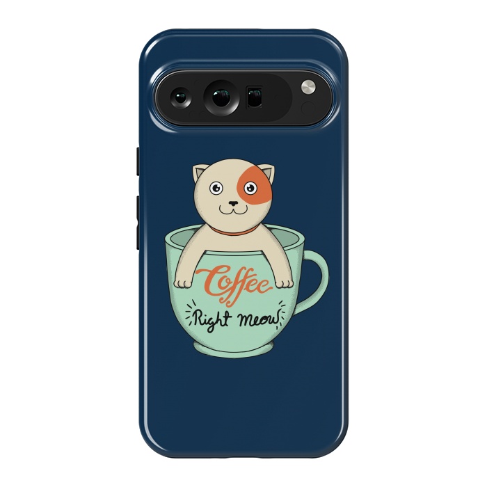 Pixel 9 Pro XL StrongFit Coffee Right Meow by Coffee Man