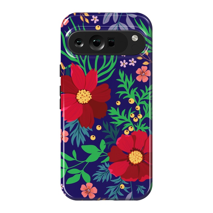 Pixel 9 Pro XL StrongFit Red Flowers In The Ocean by ArtsCase