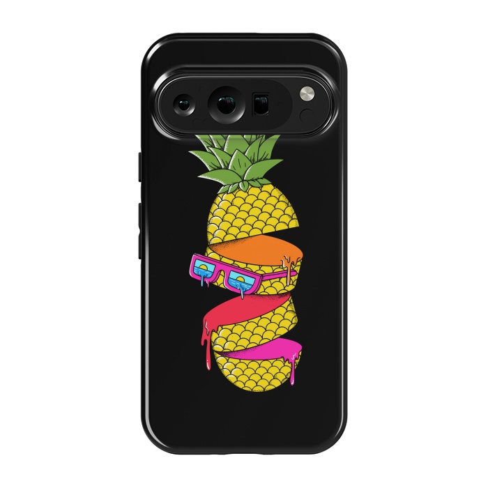 Pixel 9 pro StrongFit Pineapple colors Black by Coffee Man