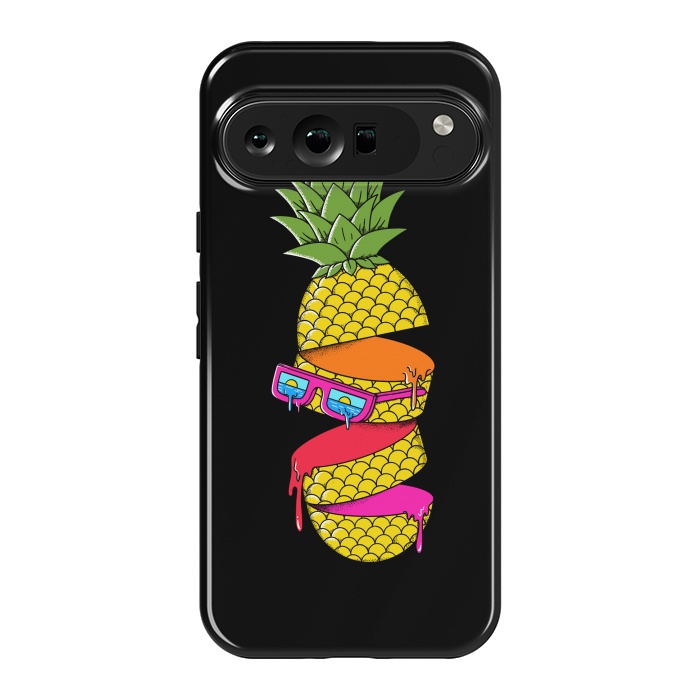 Pixel 9 Pro XL StrongFit Pineapple colors Black by Coffee Man