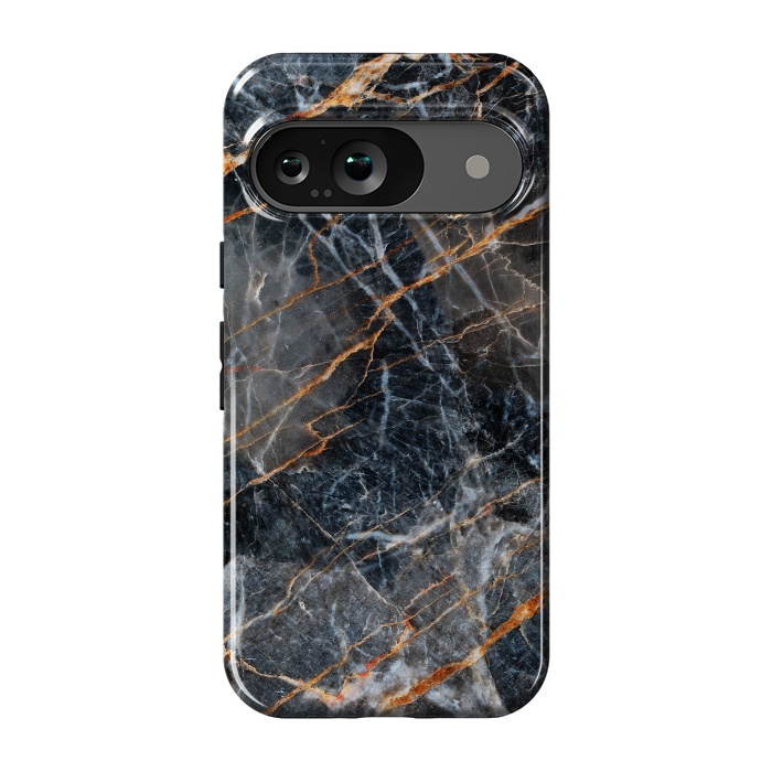 Pixel 9 StrongFit Marble Gray Stone by ArtsCase