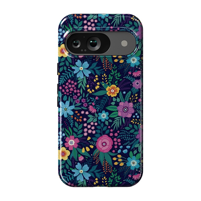 Pixel 9 StrongFit Floral Design Pattern by ArtsCase