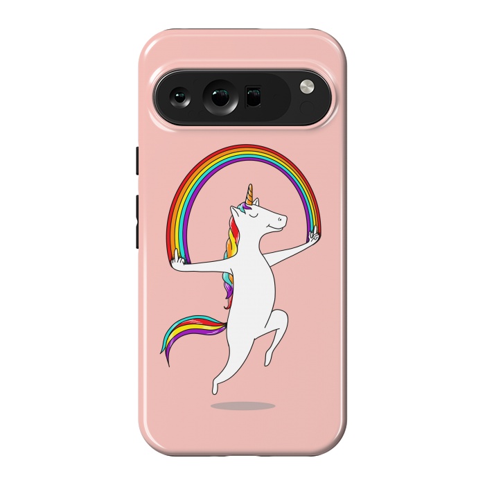 Pixel 9 Pro XL StrongFit Unicorn Magic pink by Coffee Man