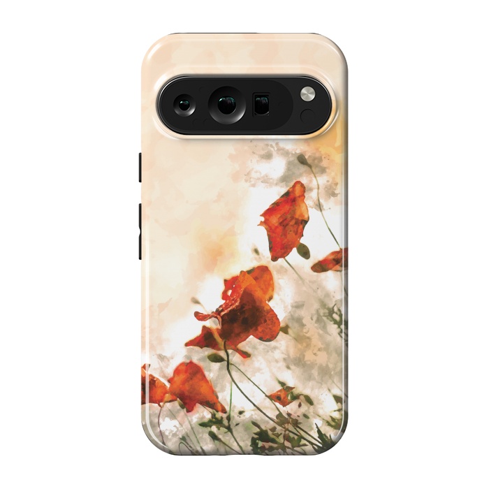 Pixel 9 pro StrongFit Red Poppy II by Creativeaxle