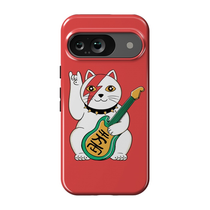 Pixel 9 StrongFit Cat Lucky by Coffee Man