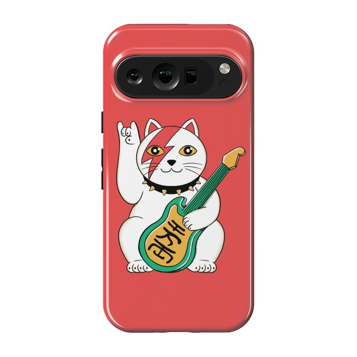 Pixel 9 pro StrongFit Cat Lucky by Coffee Man