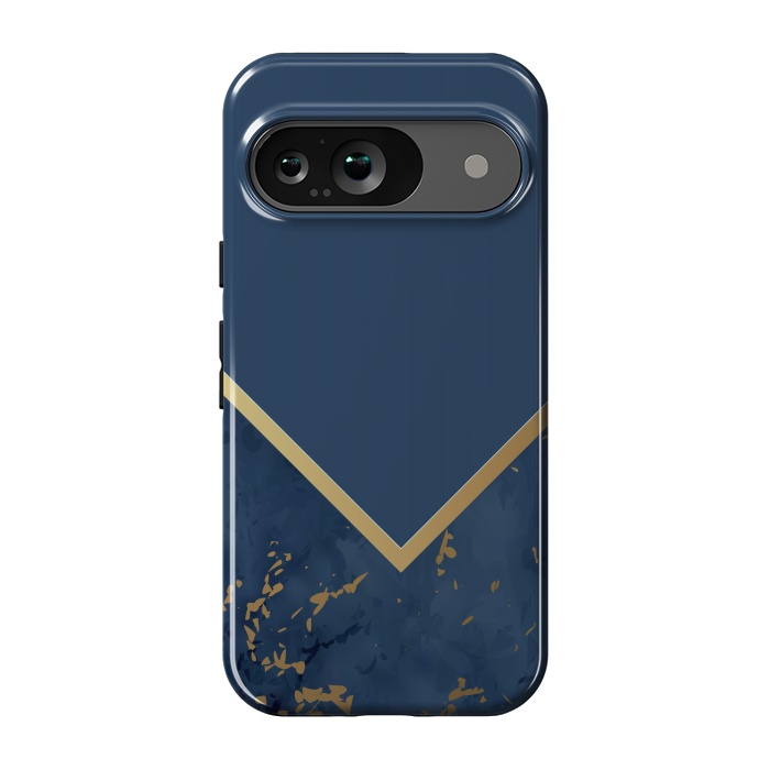 Pixel 9 StrongFit Blue Monochromatic On Marble by ArtsCase