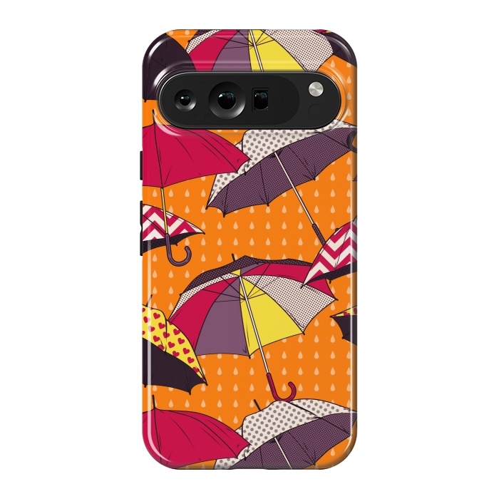 Pixel 9 Pro XL StrongFit Beautiful Umbrellas For Autumn by ArtsCase