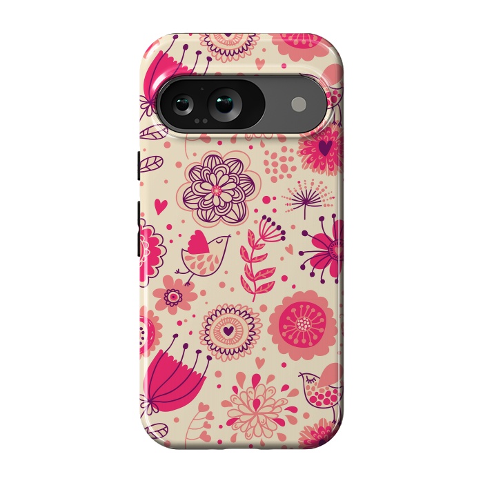 Pixel 9 StrongFit Romantic Flowers In Spring by ArtsCase