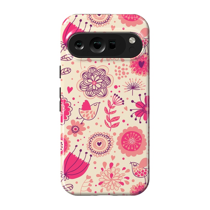 Pixel 9 pro StrongFit Romantic Flowers In Spring by ArtsCase