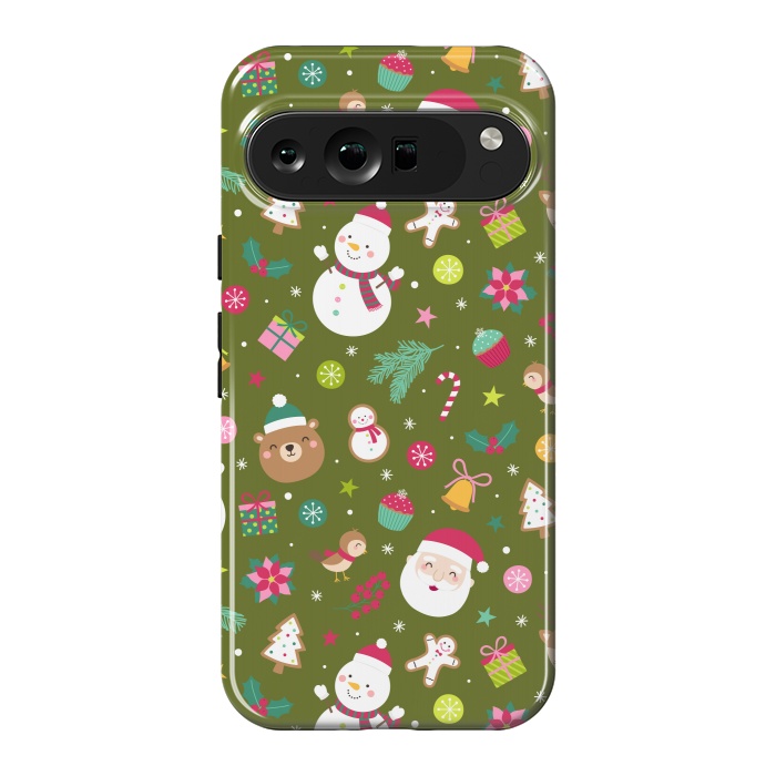 Pixel 9 Pro XL StrongFit Snowflakes and St. Nicholas by ArtsCase