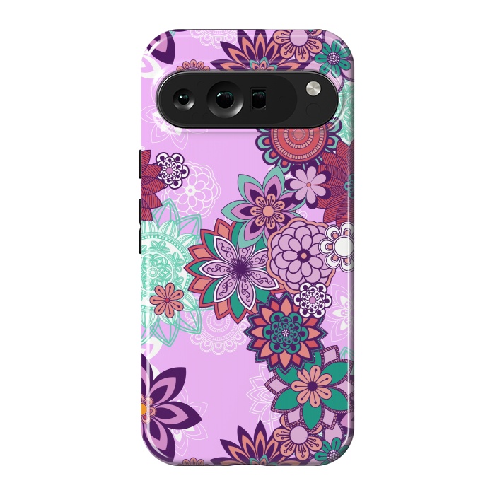 Pixel 9 Pro XL StrongFit Variety Of Purple Mandalas by ArtsCase