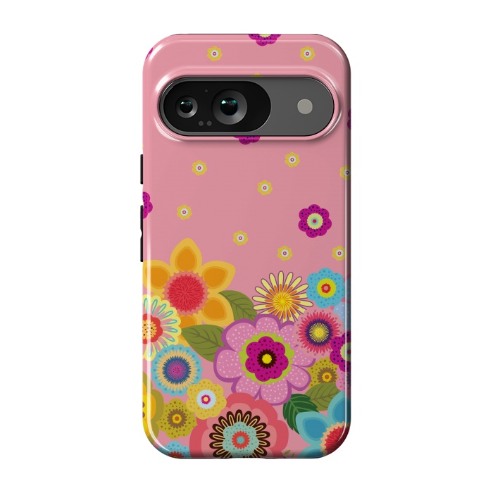 Pixel 9 StrongFit assorted spring flowers by ArtsCase