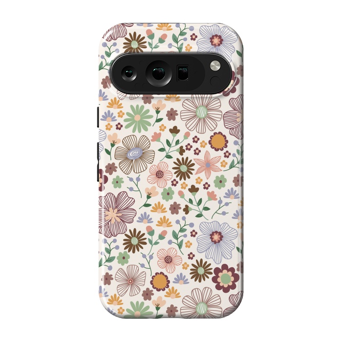 Pixel 9 pro StrongFit Autumn Wild Bloom by TracyLucy Designs