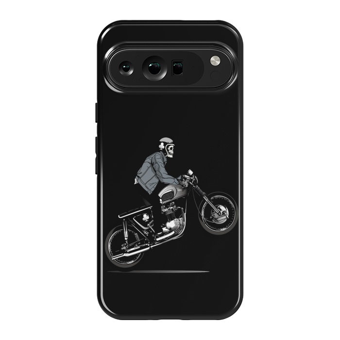 Pixel 9 Pro XL StrongFit skull biker x by haroulita