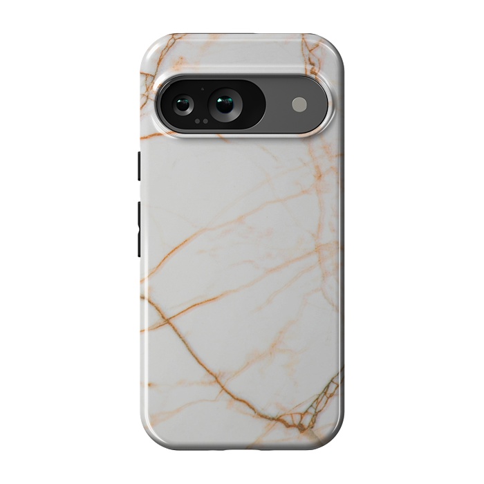 Pixel 9 StrongFit Gold marble by Winston